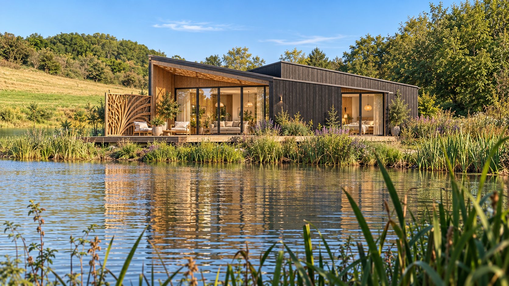 Exterior · lakeside lodge
