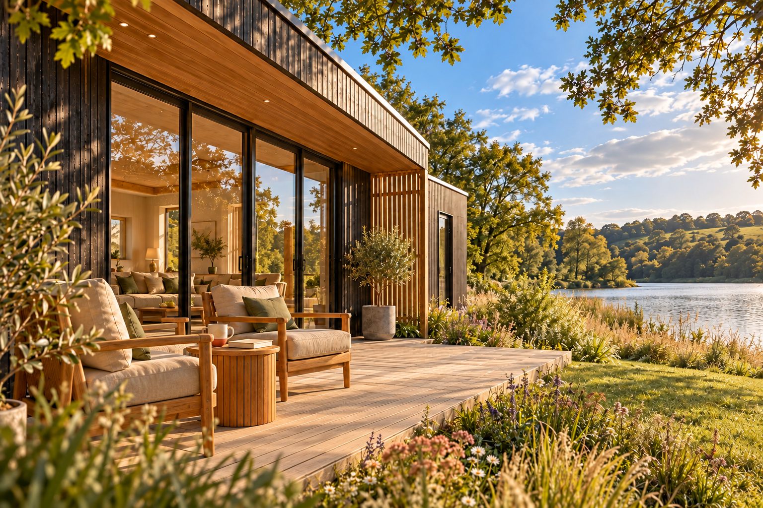 Exterior · lakeside lodge