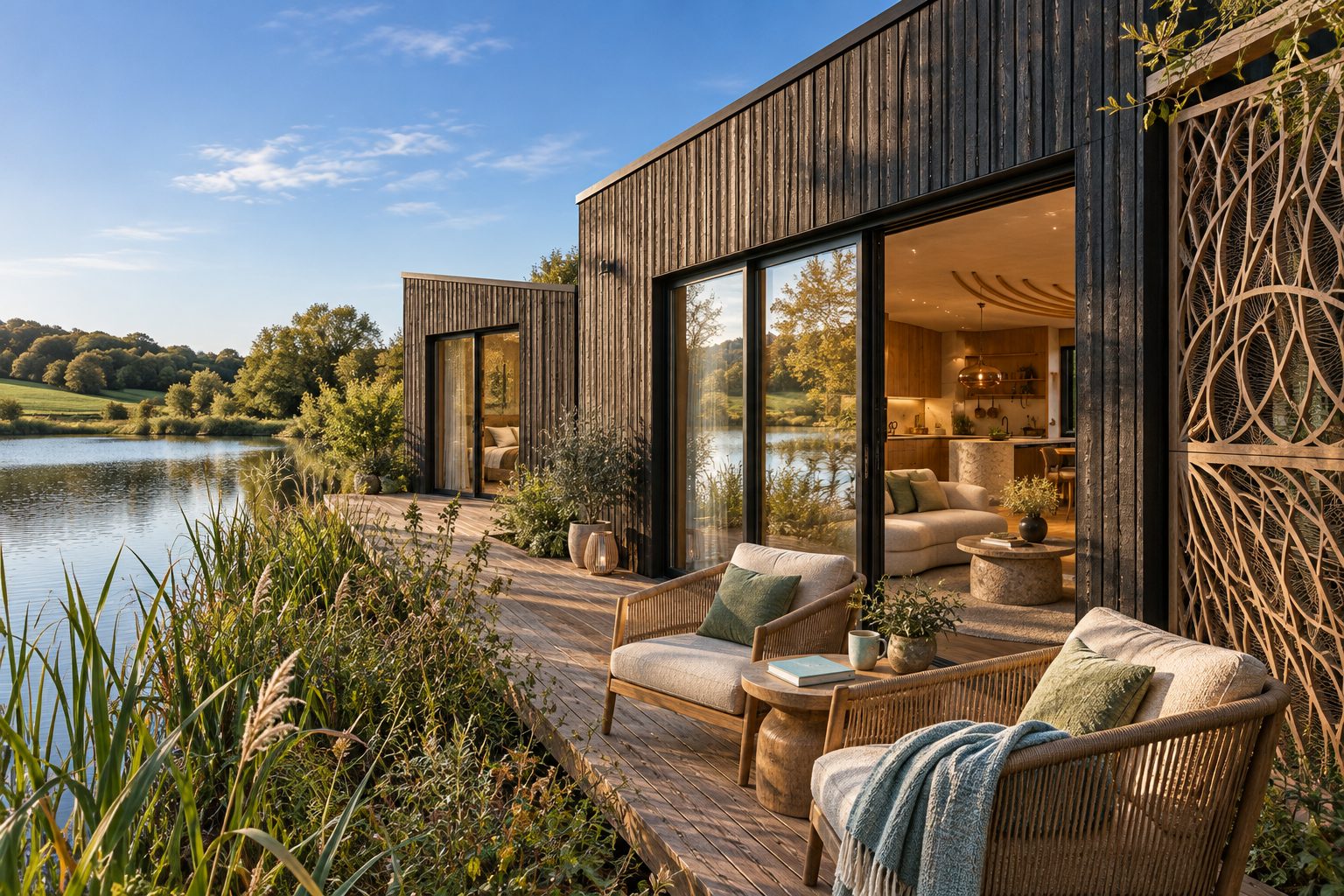Exterior · lakeside lodge